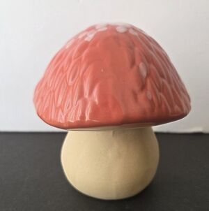 Mushroom Figurine Decor 3.5” Ceramic Cottagecore Fairy Garden Home Decor